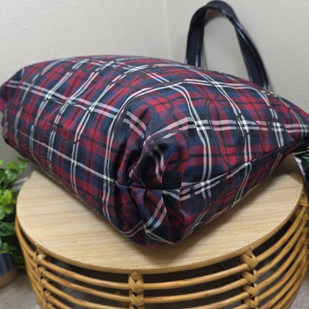 Coach Poppy Signature Tartan Glam Tote - Picture 8 of 16